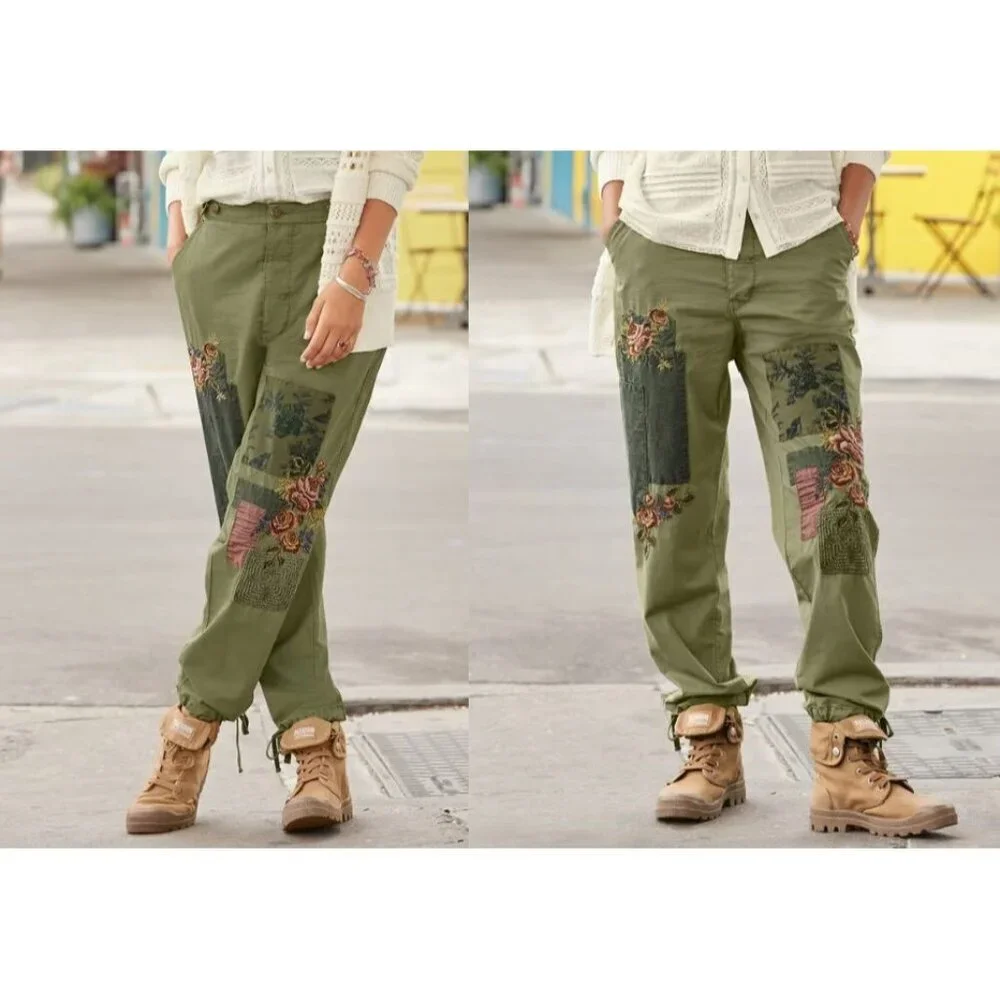 Sundance Women's Romance Meadow Joggers Olivene Sz 4 NEW - Picture 14 of 14